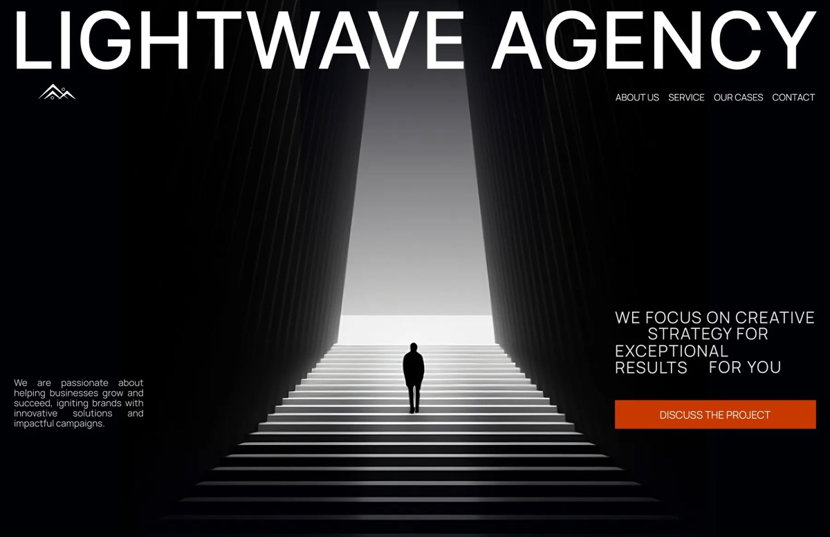 Сайт проєкту Lightwave